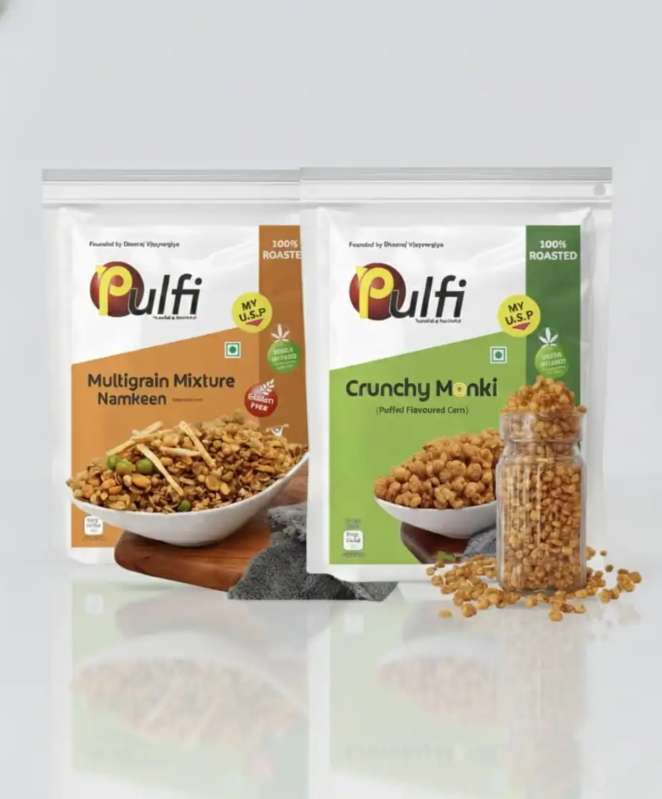 F Multigrain Mixture Namkeen & Crunchy Monki - Image 1