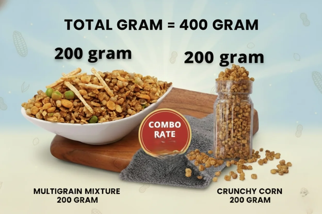 Multigrain Mixture Namkeen & Crunchy Monki - Image 3