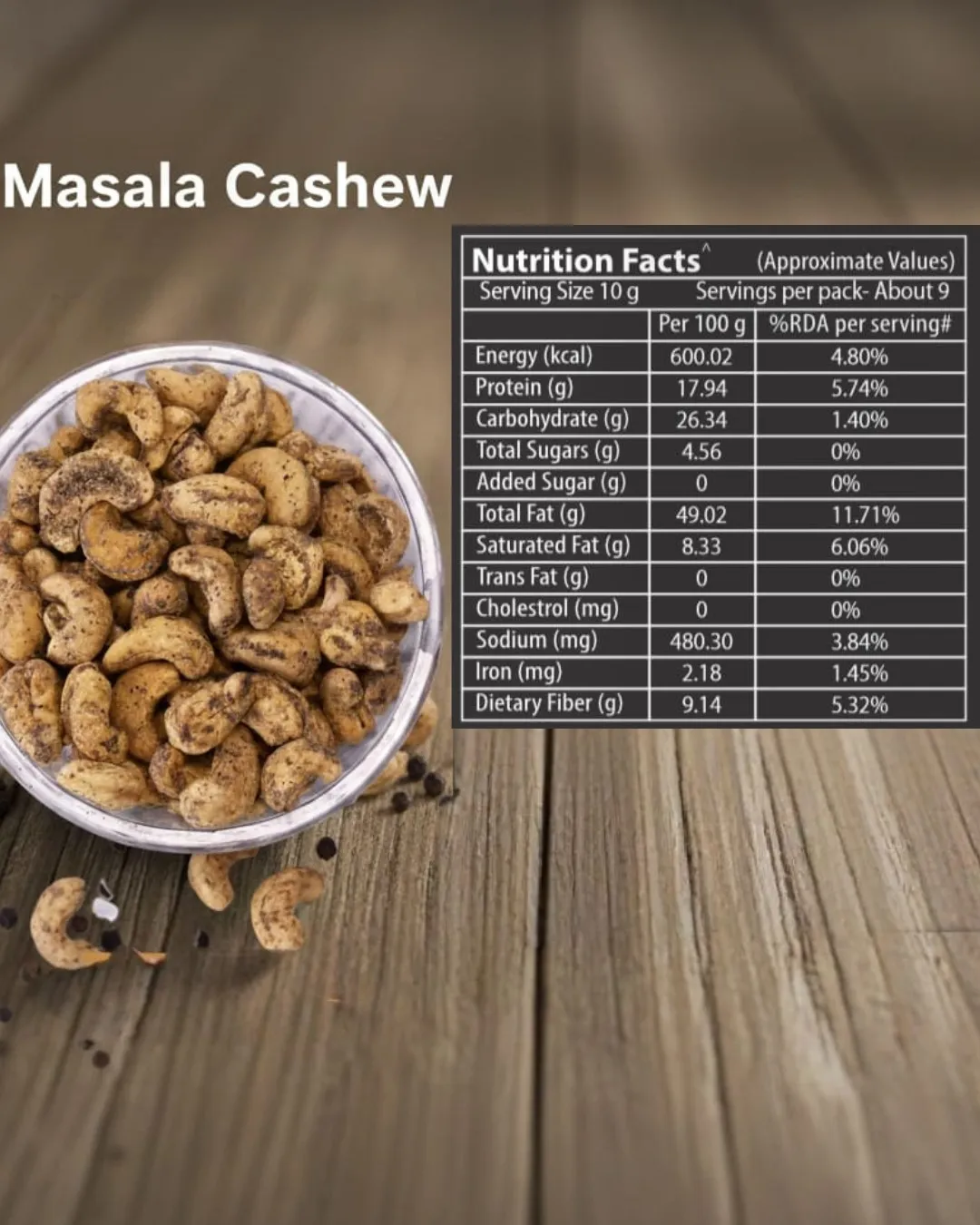 Masala Cashew & Multigrain Mixture Namkeen - Image 7