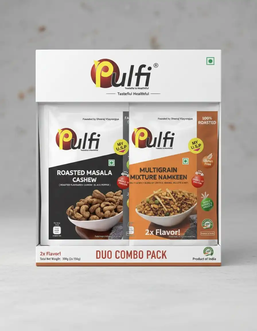 Masala Cashew & Multigrain Mixture Namkeen - Image 1