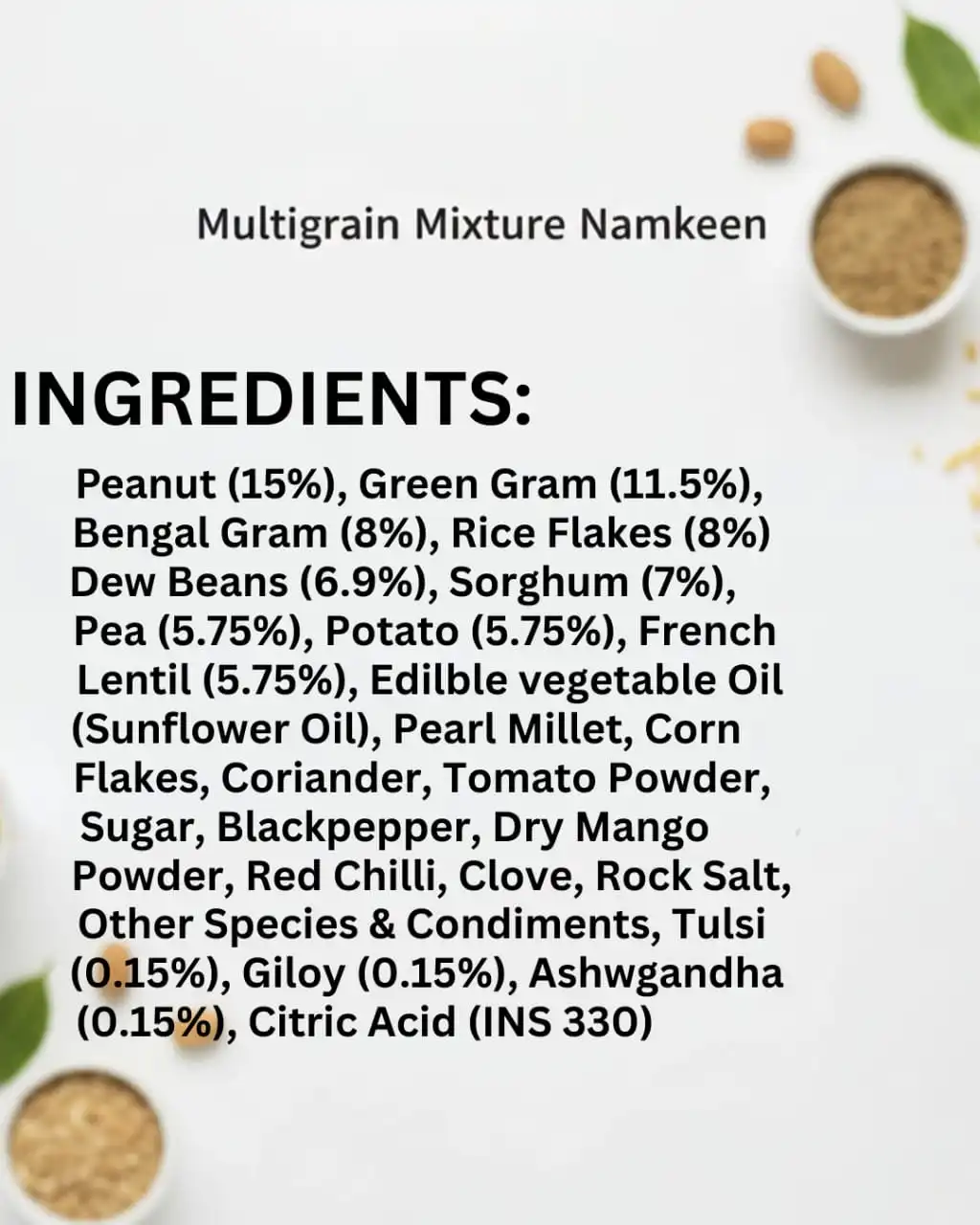 Salted Cashew & Multigrain Mixture Namkeen - Image 5