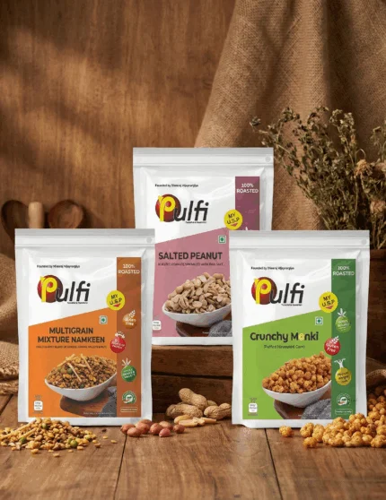 Salted Peanuts, Crunchy Monki & Multigrain Mixture Namkeen