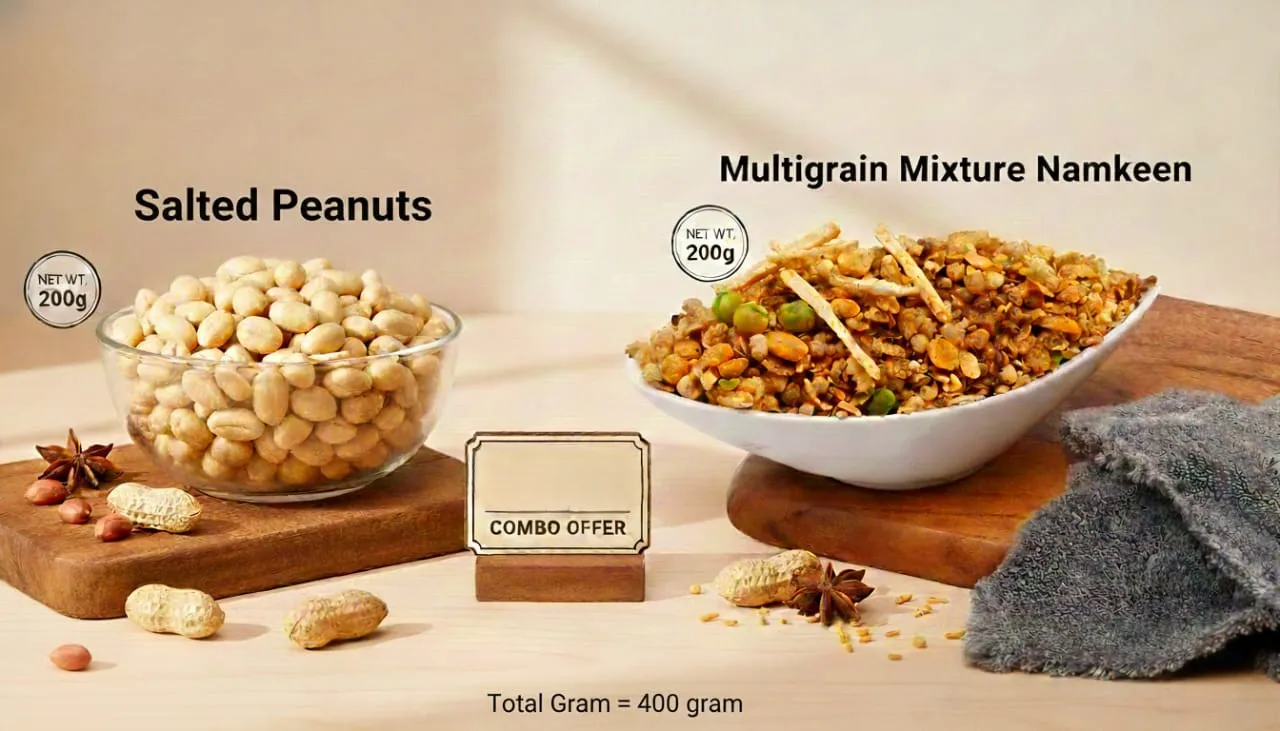 Salted Peanuts & Multigrain Mixture Namkeen - Image 3