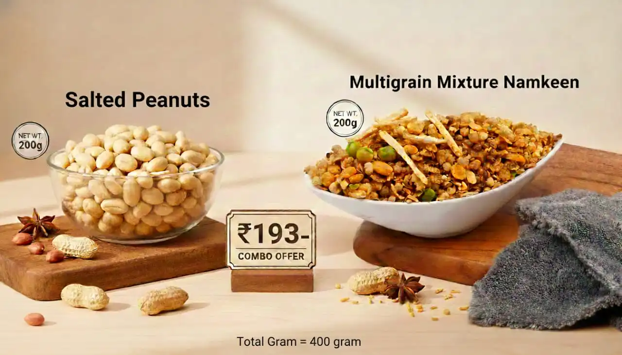Salted Peanuts & Multigrain Mixture Namkeen - Image 3