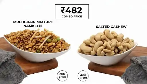 Salted Cashew & Multigrain Mixture Namkeen - Image 3