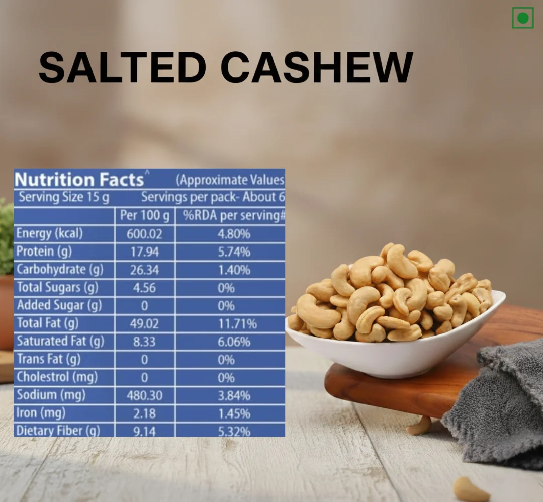 Salted Cashew & Multigrain Mixture Namkeen - Image 6