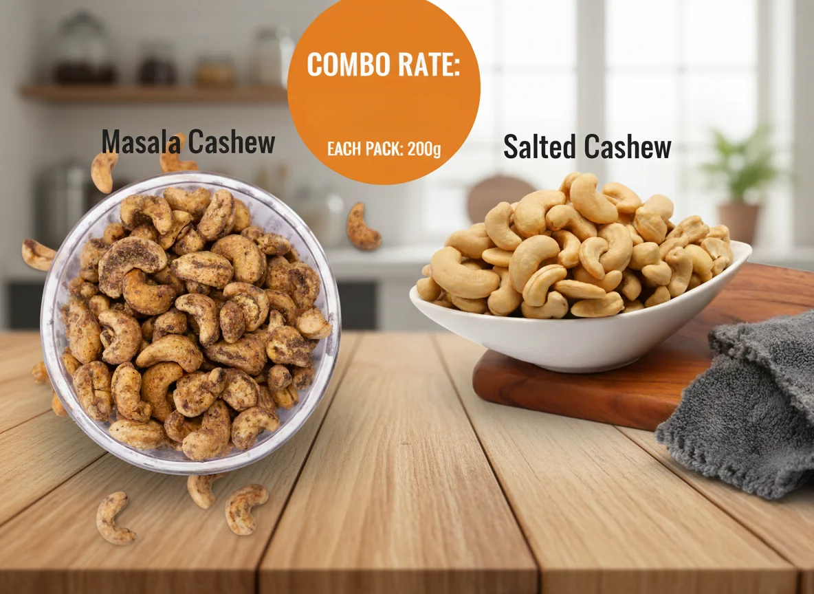 Salted Cashew & Masala Cashew - Image 2