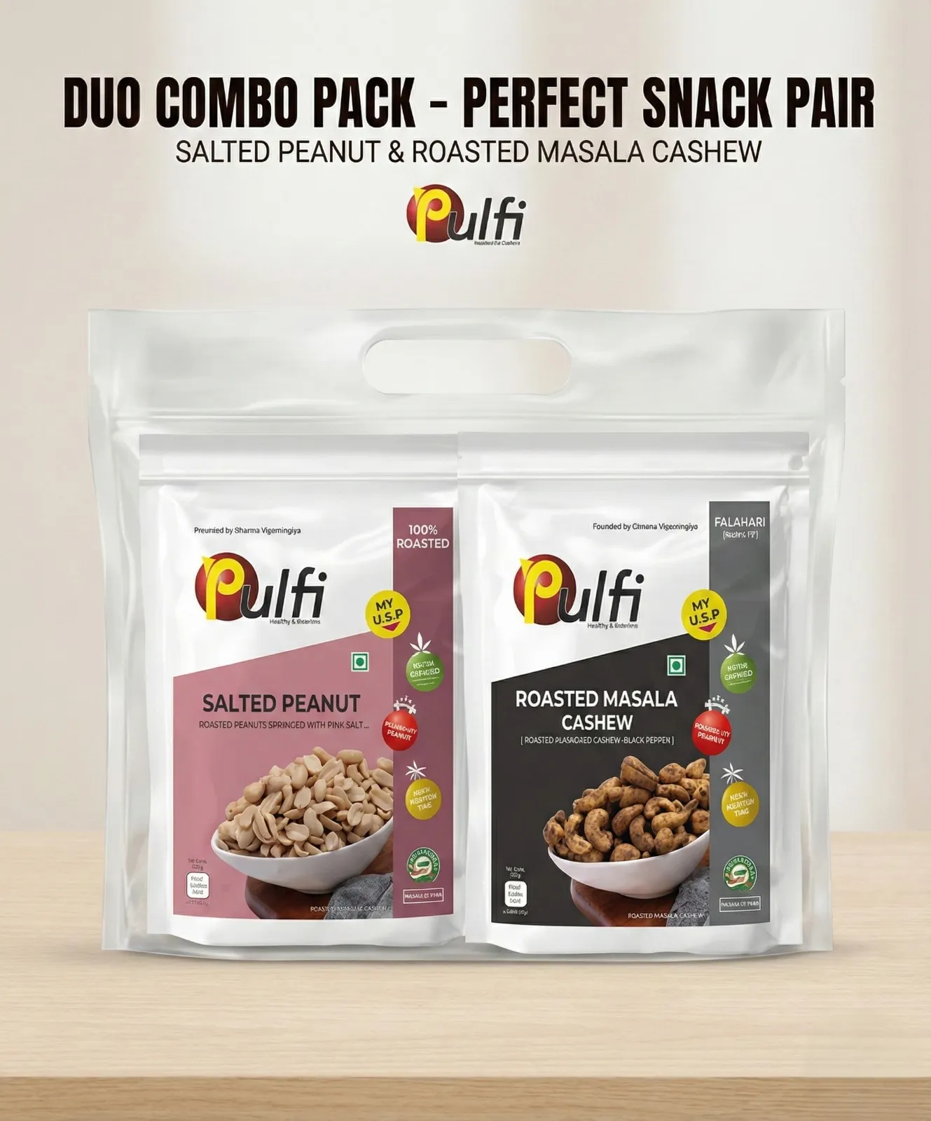 Masala Cashew & Salted Peanuts - Image 1